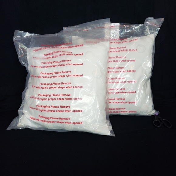 NEW 18x18 Cream Color Pillows - Picture 3 of 5